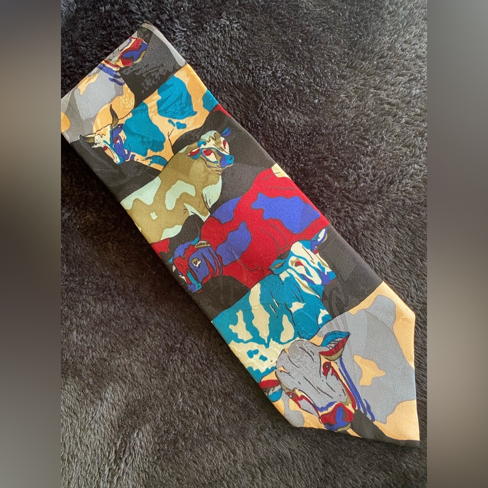 Olacchi Modern Art Silk Tie